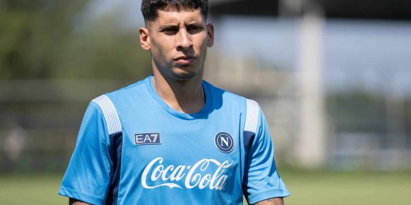 CASTEL VOLTURNO, ITALY - JULY 29: Mathias Olivera of SSC Napoli undergoes medical and fitness tests ahead of the 2026/27 season at the SSC Napoli Training Center on July 29, 2026 in Castel Volturno, Italy. (Photo by SSC NAPOLI/SSC NAPOLI via Getty Images)