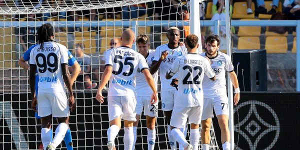 Il Napoli a Lecce