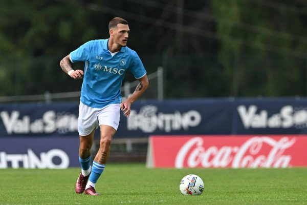 DIMARO, ITALY - JULY 16: SSC Napoli Player Rafa Marin during the the Pre-season Friendly match between SSC Napoli and ASD Anaune Val di Non on July 16, 2024 in Dimaro, Italy. (Photo by SSC NAPOLI/SSC NAPOLI via Getty Images)
