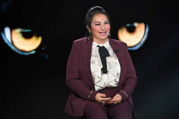 Italian tik toker and influencer Rita de Crescenzo guest of the Italian presenter Francesca Fagnani in the first episode of the new season of the program Belve at the Rai Dear studios. Rome (Italy), October 22nd, 2025 (Photo by Massimo Insabato/Archivio Massimo Insabato/Mondadori Portfolio via Getty Images)