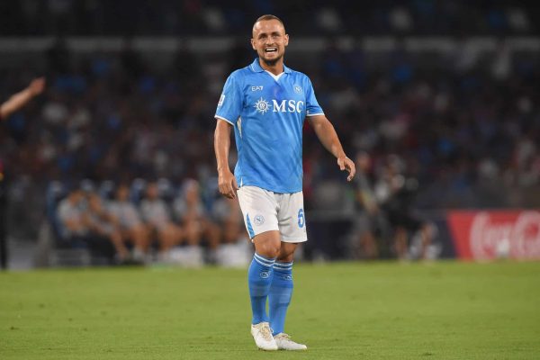 Stanislav Lobotka of SSC Napoli during the Serie A match between SSC Napoli and Bologna FC at Stadio Diego Armando Maradona Naples Italy on 25 August 2024. (Photo by Franco Romano/NurPhoto via Getty Images)