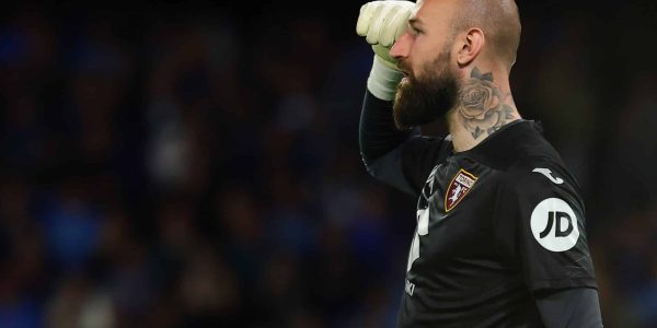 Vanja Milinkovic Savic of Torino FC during the Serie A football match between SSC Napoli and Torino FC at Diego Armando Maradona stadium. Naples (Italy), April 27th, 2025. (Photo by Cesare Purini/Insidefoto/Mondadori Portfolio via Getty Images)