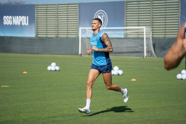 Allenamento Napoli a Castel Volturno: gli azzurri si sono allenati al SSC Napoli Training Center alla vigilia della sfida contro l’Inter.