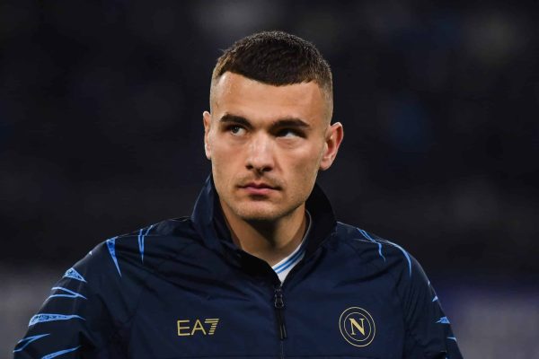 NAPLES, ITALY - MARCH 06: Alessandro Buongiorno of SSC Napoli during the Serie A match between SSC Napoli and Torino FC at Stadio Diego Armando Maradona on March 06, 2026 in Naples, Italy. (Photo by Ivan Romano/Getty Images)