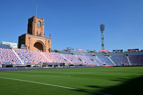 BOLOGNA, ITALY - SEPTEMBER 02: General view inside the stadium prior to the Serie A TIM match between Bologna FC and Cagliari Calcio at Stadio Renato Dall'Ara on September 02, 2023 in Bologna, Italy. (Photo by Alessandro Sabattini/Getty Images)