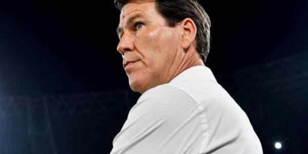 DIEGO ARMANDO MARADONA STADIUM, NAPLES, ITALY - 2023/08/27: SSC Napoli head coach Rudy Garcia looks on during the Serie A football match between SSC Napoli and Sassuolo Calcio. Napoli won 2-0 over Sassuolo. (Photo by Andrea Staccioli/Insidefoto/LightRocket via Getty Images)