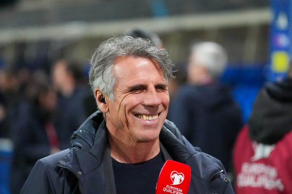 Gianfranco Zola during the FIFA World Cup 2026 Qualifiers KO playoffs football match between Italy and Northern Ireland at New Balance Arena in Bergamo, Italy, on March 26, 2026. (Photo by Alessio Morgese/NurPhoto via Getty Images)