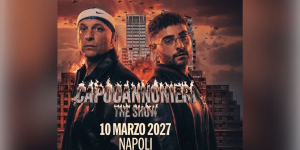 Rocco Hunt e Clementino insieme a Napoli: “Capocannonieri – The Show” arriva al Palapartenope il 10 marzo 2027. Biglietti dal 29 settembre.