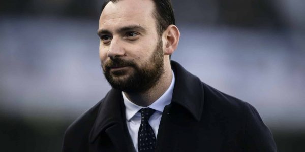 STADIO MARCANTONIO BENTEGODI, VERONA, ITALY - 2024/02/17: Giovanni Manna, sporting director of Juventus FC, looks on prior to the Serie A football match between Hellas Verona FC and Juventus FC. The match ended 2-2 tie. (Photo by Nicolò Campo/LightRocket via Getty Images)