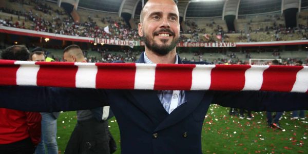 BARI, ITALY - APRIL 24: Ciro Polito sports manager of Bari FC pose for a photo at Stadio San Nicola on April 24, 2022 in Bari, Italy. (Photo by Donato Fasano/Getty Images)