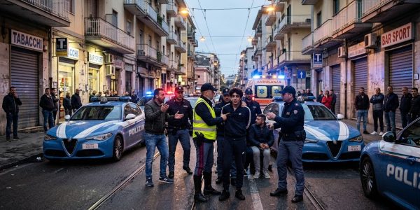 Rissa a Fuorigrotta, sette persone denunciate dopo lo scontro tra due famiglie in via Andrea Doria. Un 45enne è finito in ospedale.