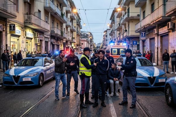 Rissa a Fuorigrotta, sette persone denunciate dopo lo scontro tra due famiglie in via Andrea Doria. Un 45enne è finito in ospedale.