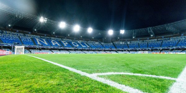 General view of Diego Armando Maradona stadium at the end of the Champions League Group C match between SSC Napoli and SC Braga at Stadio Diego Armando Maradona on December 12, 2023 in Naples, Italy  (Photo by Giuseppe Maffia/NurPhoto via Getty Images)